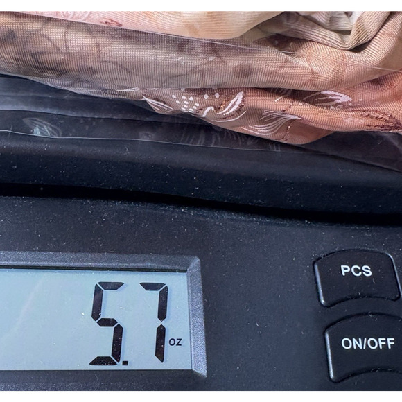 VTG Dressbarn Petit Large Top Orange Brown Floral Y2k Sparkle Boho Fairy Stretch - Picture 8 of 8